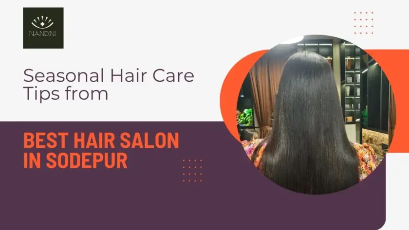 A girl showing her back after a fresh haircut at the best salon in Sodepur, highlighting her healthy and styled hair.