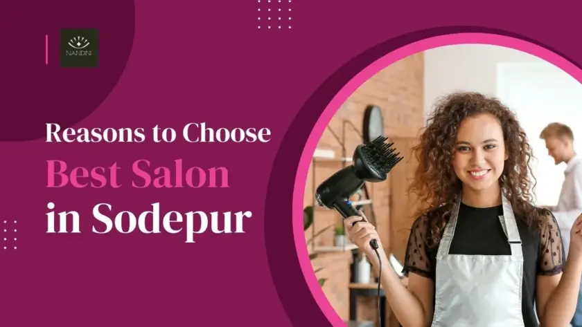 Customer getting a stylish makeover at the best salon in Sodepur with professional hairstylist and beauty care services.