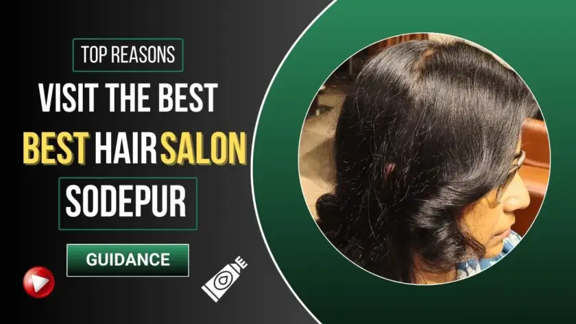 Customer getting a stylish haircut at the best hair salon in Sodepur with a professional hairstylist providing expert service.